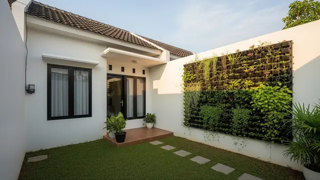 Contoh Rumah Kecil Sederhana untuk Ibu Rumah Tangga yang Suka Berkebun/Gemini AI