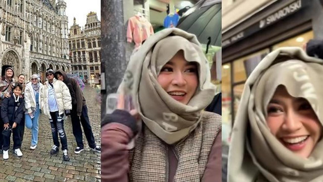 8 Foto Mahalini Berhijab Ala Putri Delina Saat Liburan di Eropa, Bikin Salfok dan Mendapat Pujian Karena Cantik