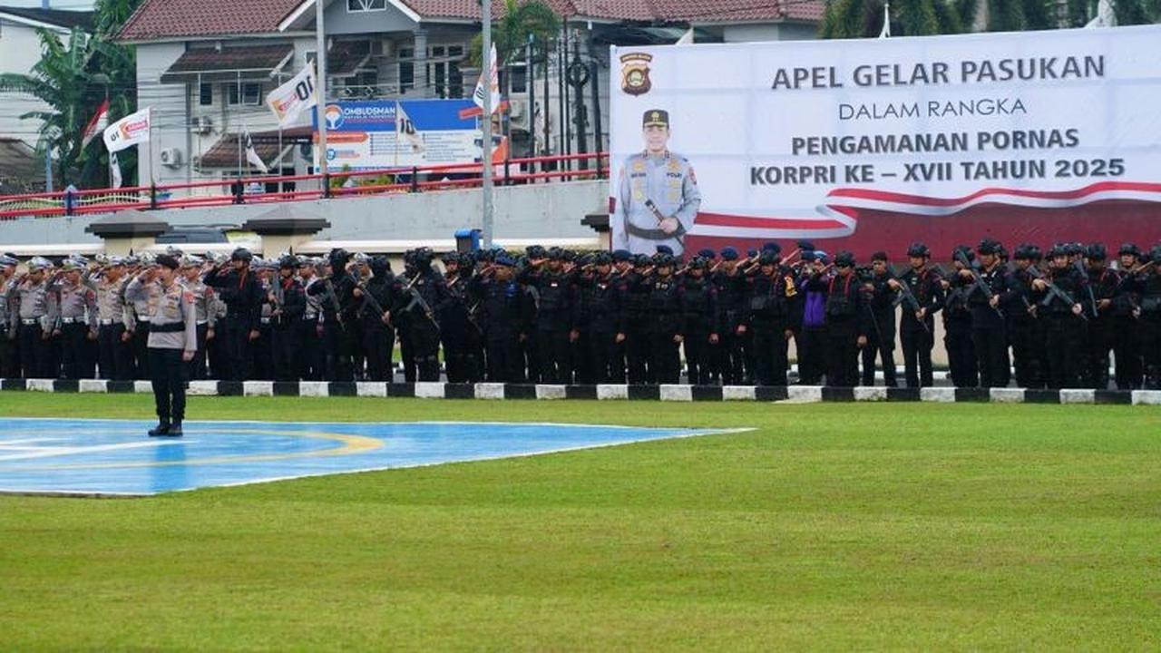 Wow, 580 Personel Diterjunkan! Polda Sumsel Siapkan Pengamanan Ketat Pornas Korpri XVII 2025