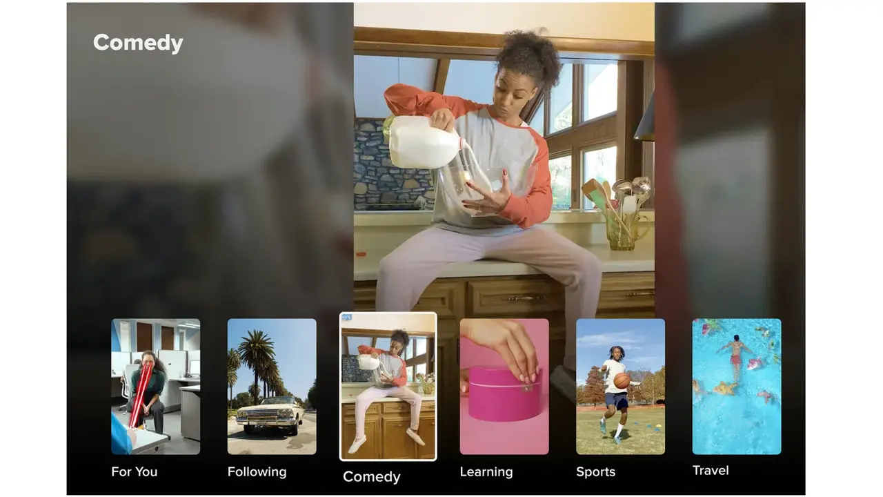 TikTok di Smart TV