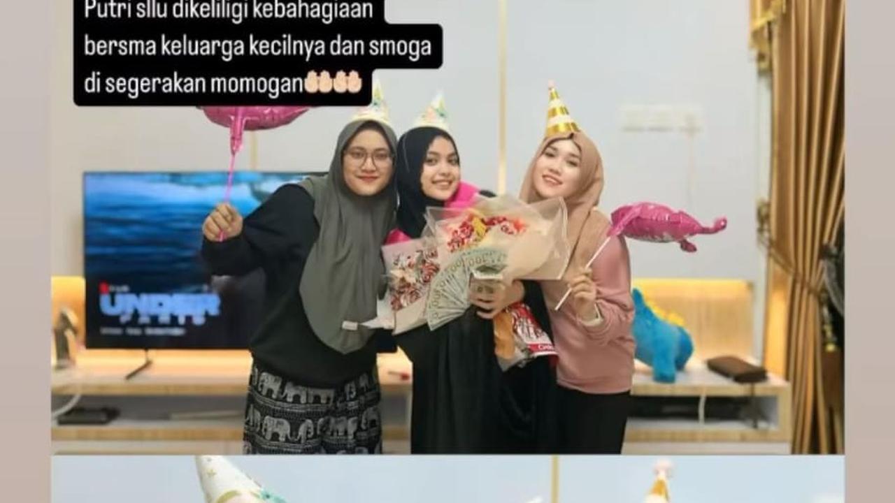 Putri Isnari Dapat Hadiah Uang Tunai Ratusan Dolar di Momen Ulang Tahun