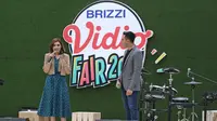 Najwa Shihab saat mengisi acara di BRIZZI Vidio Fair 2017