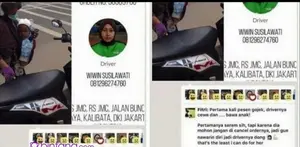 Ketabahan Driver Wanita Ojek Online Undang Simpati Netizen Amerika dan Arab Saudi.
