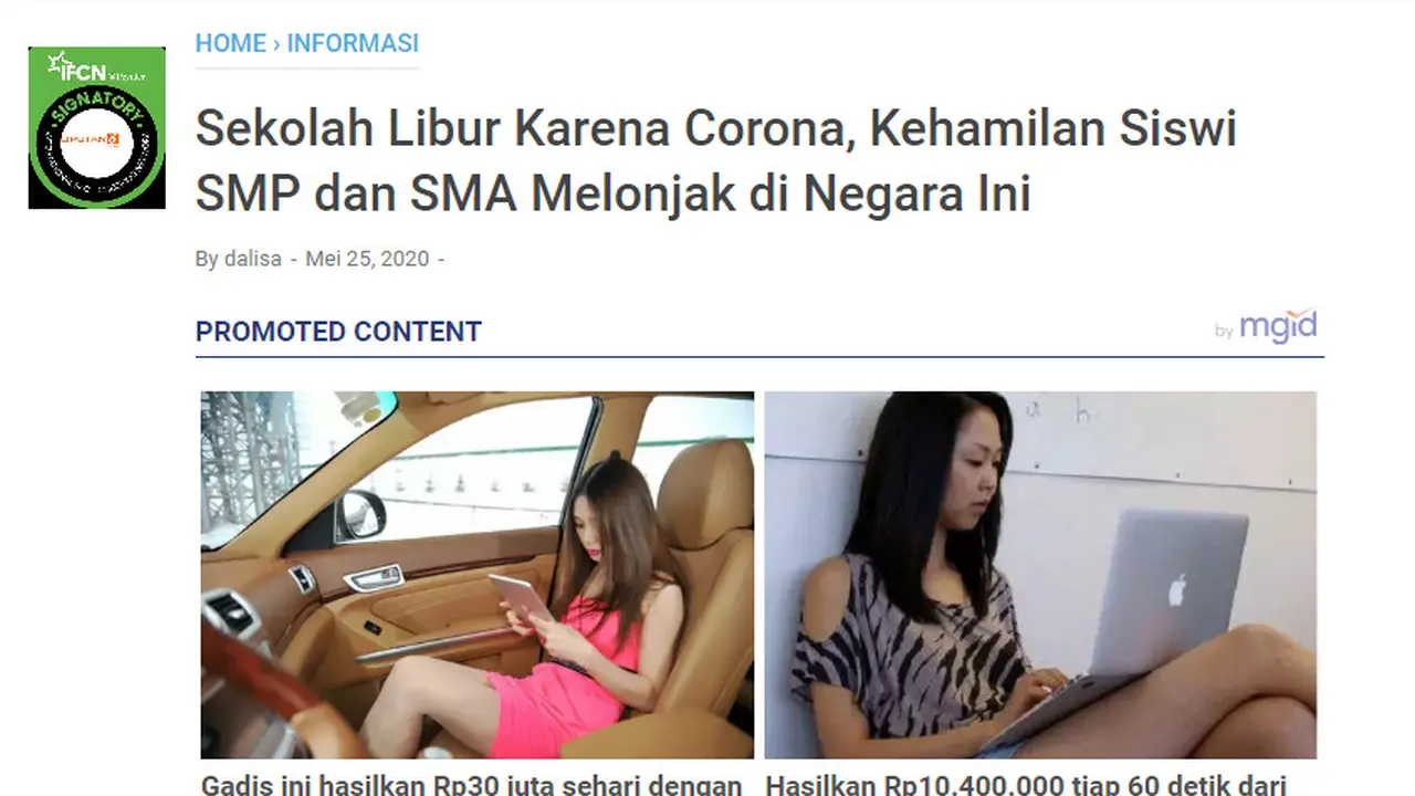 Kehamilan Siswi SMP dan SMA di Jepang Meningkat saat Pandemi Covid-19? Simak Faktanya