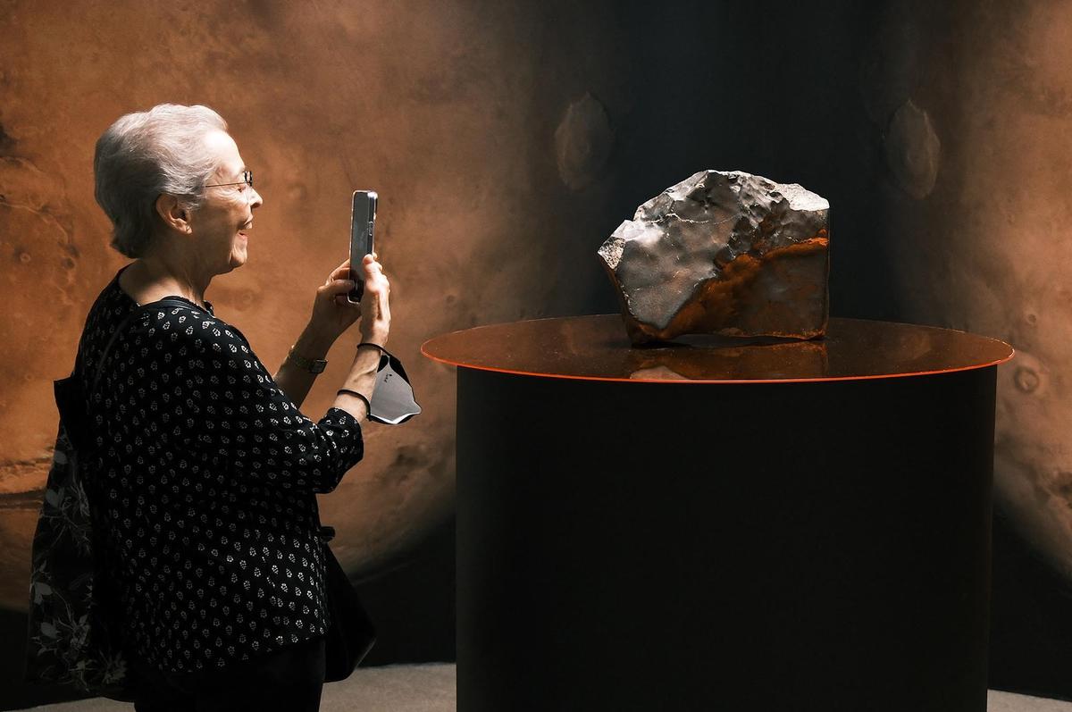FOTO: Penampakan Batu Dari Planet Mart Mars yang Terjual Rp107 Miliar