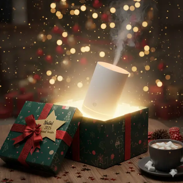 Kado Natal Diffuser Aromaterapi Ultrasonik (Gemini AI)
