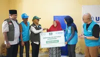 NU Care-LAZISNU menggandeng UNHCR Indonesia dalam komitmen misi kemanusiaannya, untuk menyalurkan bantuan secara langsung kepada para pengungsi Rohingya di Kabupaten Pidie, Aceh, Rabu (11/12/2024) (Istimewa)