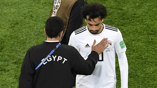 Kekecewaan Mohamed Salah Gagal Menang Lawan Rusia