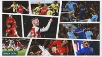 Kolase - Pertandingan Manchester United, Arsenal, Chelsea (Bola.com/Adreanus Titus)