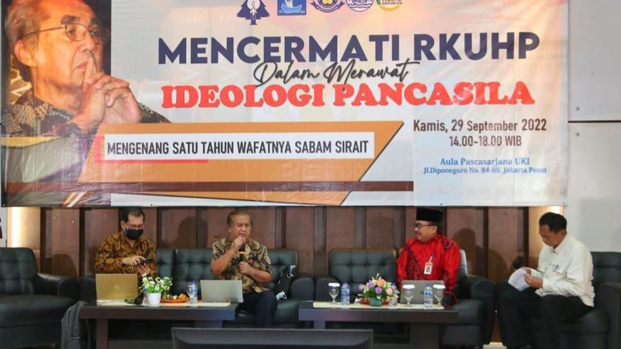 Seminar Mencermati RKUHP dalam Merawat Ideologi Pancasila