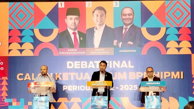Debat kandidat Caketum BPP Himpunan Pengusaha Muda Indonesia (HIPMI) 2022-2025 (Istimewa)