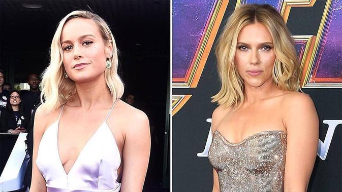 Intip Infinity Stones yang digunakan Scarlett Johansson dan Brie Larson dalam Premiere film Avengers: Endgame (Foto: instagram/vingadoresmemes_)