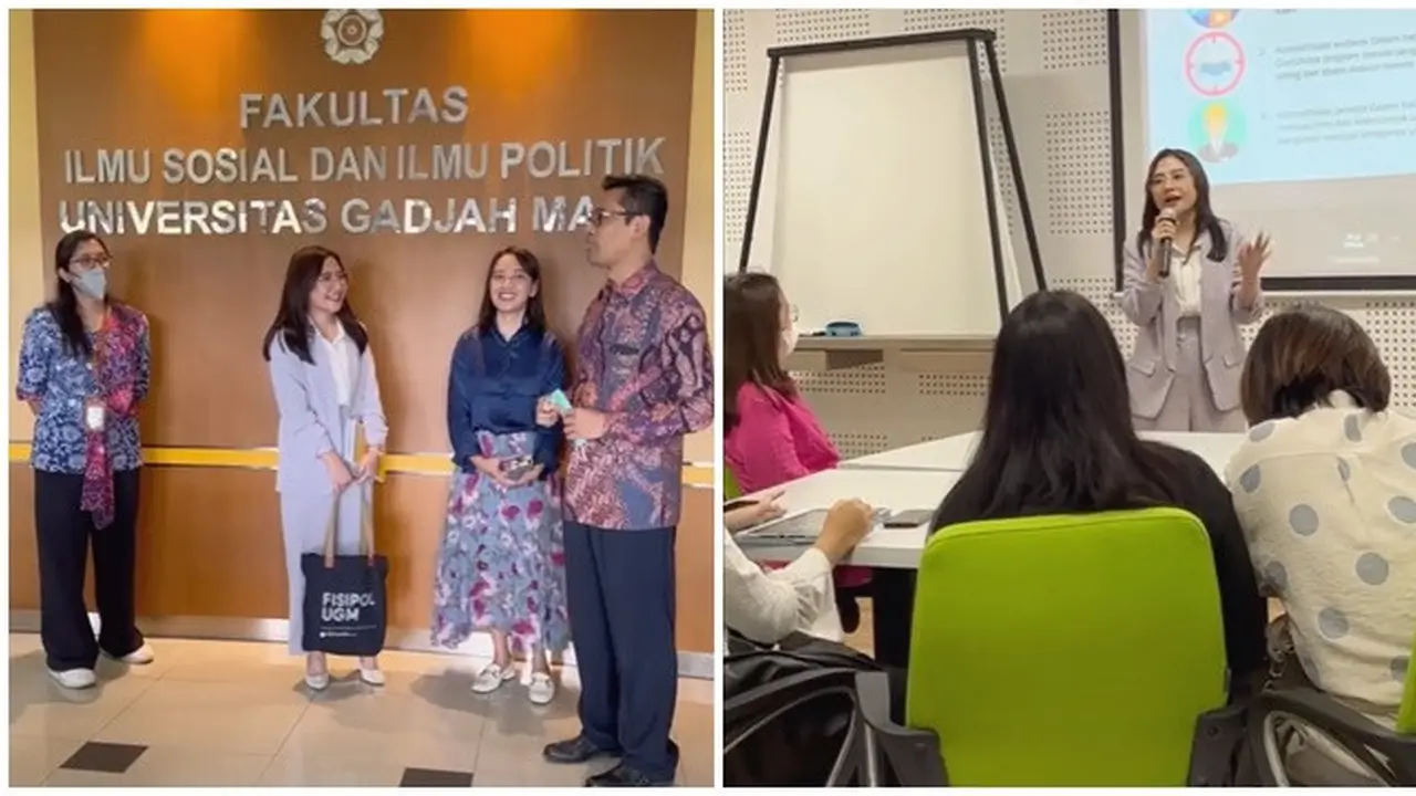 6 Momen Prilly Latuconsina Mengajar Jadi Dosen Praktisi di UGM, Banjir Pujian