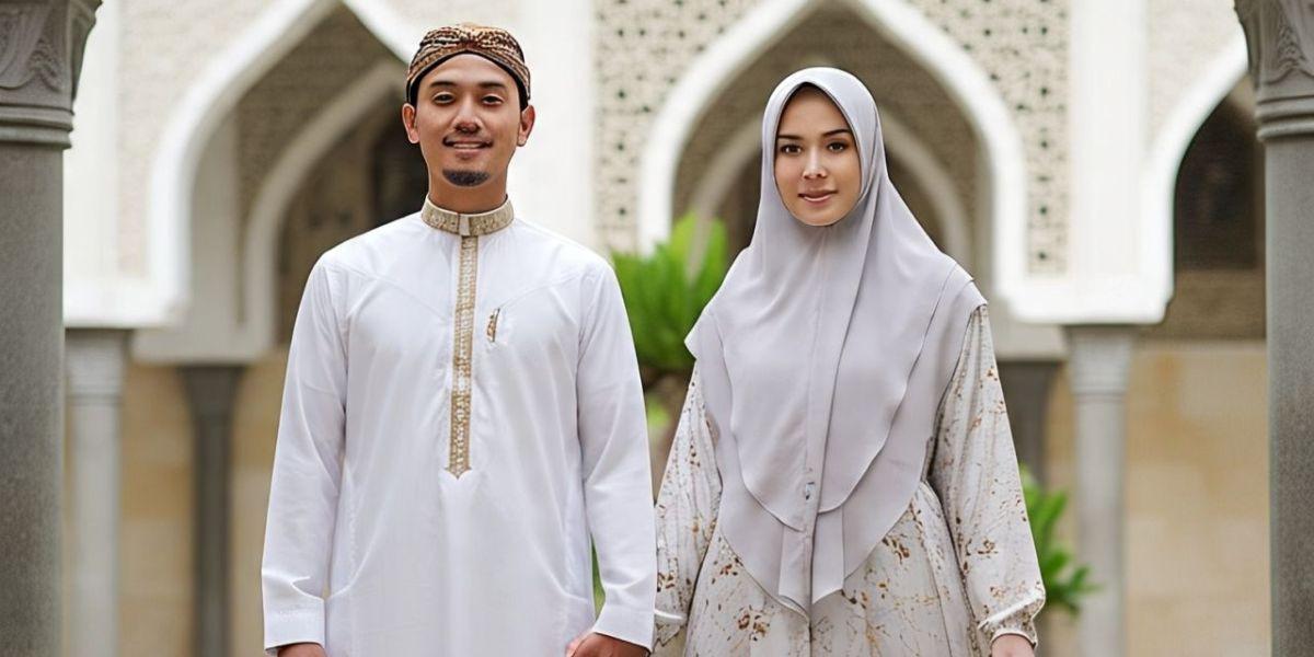 Ilustrasi Outfit Sholat Ied Keluarga
