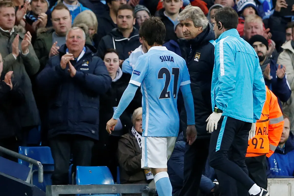 Gelandang Manchester City, David Silva