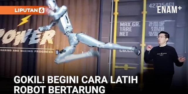 Canggih! China Pamer Latihan Tarung Robot Humanoid