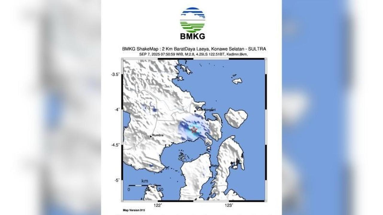BMKG Ungkap Penyebab Gempa Konawe Selatan Magnitudo 2,8: Ternyata Akibat Sesar Aktif!