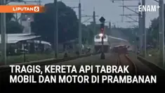 Kereta api Bangunkarta menabrak mobil dan motor di perlintasan Prambanan, Sleman. Enam orang menjadi korban, dua di antaranya meninggal dunia. KAI Daop 6 Yogyakarta menyampaikan belasungkawa dan mendampingi proses penanganan korban.