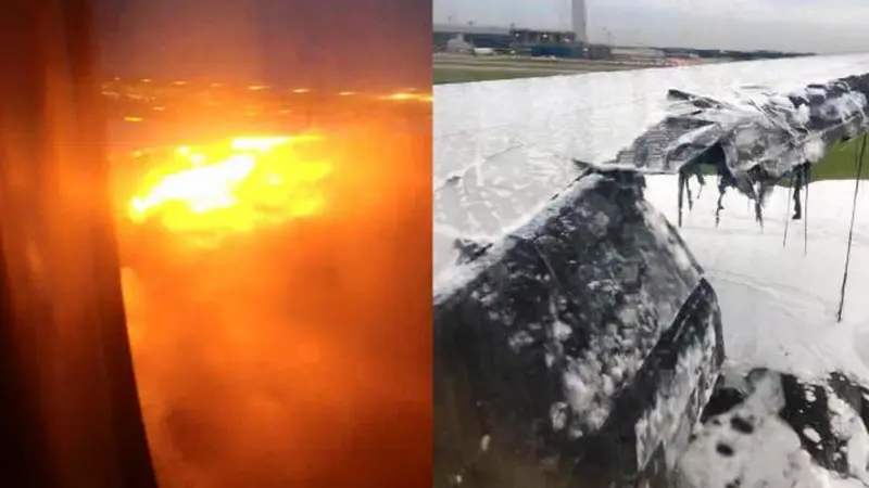 Pesawat Singapore Airlines terbakar saat pendaratan darurat di Bandara Changi