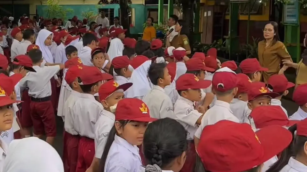 Program Makan Sehat Bergizi (MBG) dilaksanakan di SDN 067246 Medan