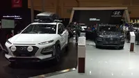 Hyundai menghadirkan Kona Corner di GIIAS 2019. (Septian / Liputan6.com)