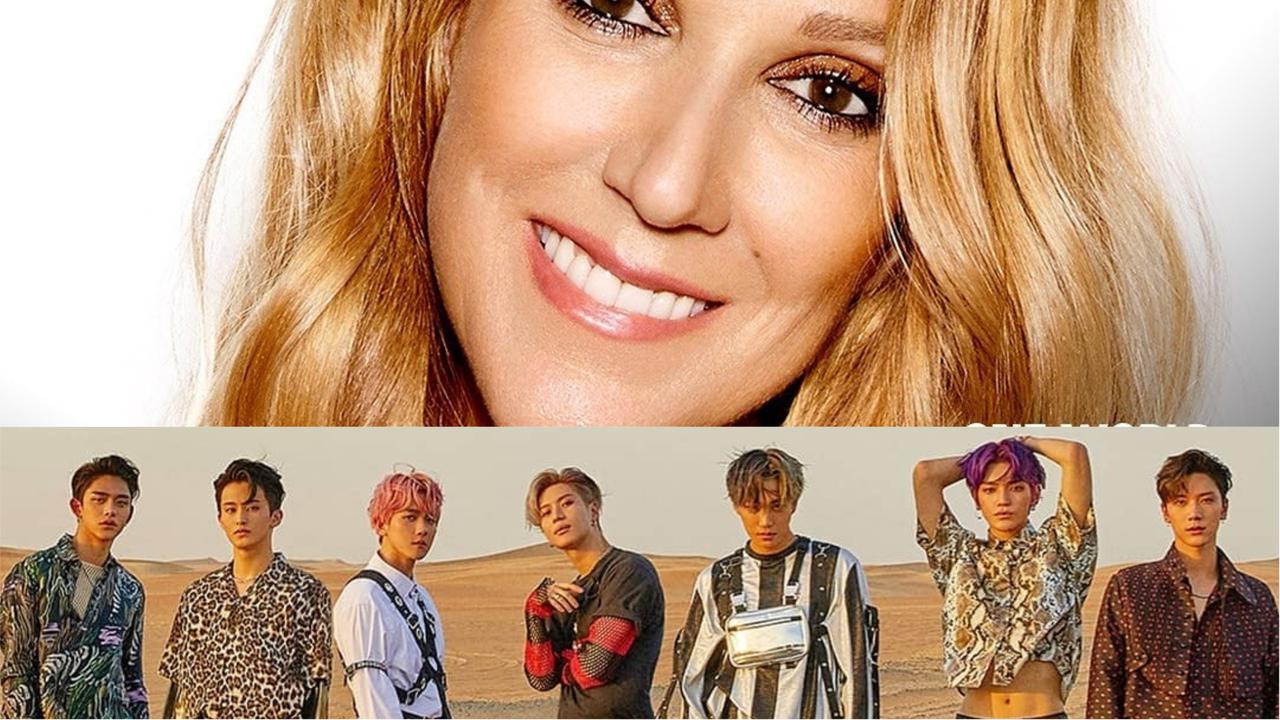 Celine Dion dan SuperM (Instagram/ celinedion dan superm)