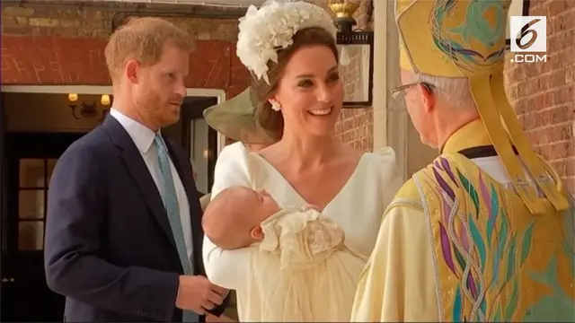 VIDEO: Cantiknya Kate Middleton di Pembaptisan Pangeran Louis