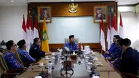 Pemerintah Kota (Pemkot) Tangerang, menandatangani Perjanjian Hibah Daerah dengan Komisi Pemilihan Umum (KPU), dalam rangka pelaksanaan Pemilihan Umum (Pemilu) 2024, yang dilakukan di Ruang Rapat Wali Kota, Selasa (17/10/2023).