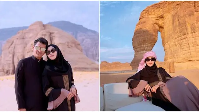 Potret Yeni Inka umroh sekalian jalan-jalan ke Al Ula. (credit: instagram.com/yeniinka)