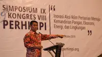 Perhimpunan Meteorologi Pertanian Indonesia (PERHIMPI) menutup kongres ke-8 dan simposium ke-9 di IPB Internasional Convention Center, Jalan Raya Pajajaran, Kota Bogor, Jawa Barat.