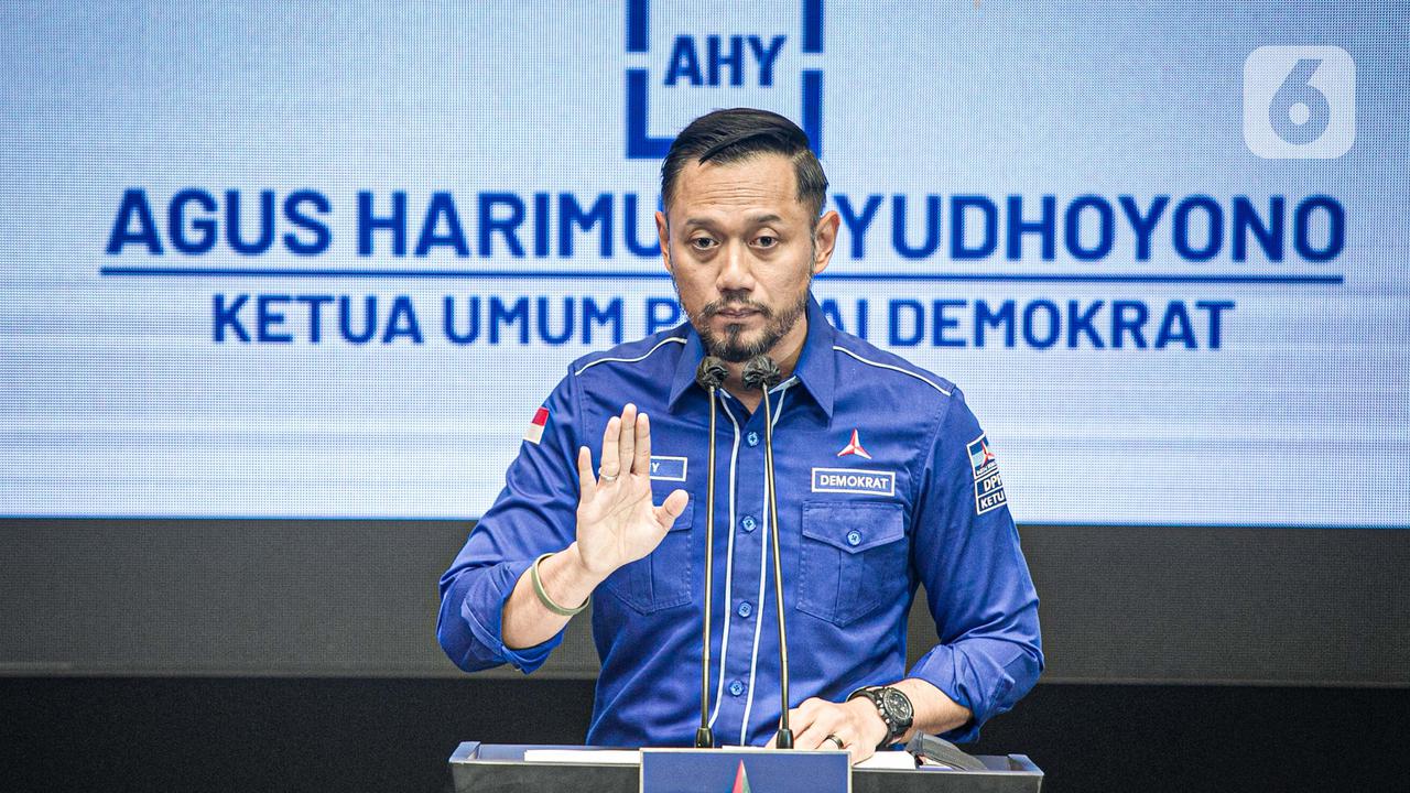FOTO: AHY Berikan Tanggapan Terkait KLB Demokrat