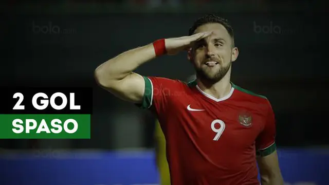 Ilija Spasojevic, striker naturalisasi kelahiran Montenegro, mencetak dua gol saat Timnas Indonesia mengalahkan Guyana 2-1.