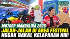 Sembari menunggu sprint race MotoGP Mandalika 2026, yuk jalan-jalan ke area festival Pertamina Grand Prix of Indonesia di sekitar Sirkuit Mandalika, Nusa Tenggara Barat!
Pengunjung bisa menikmati beragam aktivitas, melihat motor balap yang dipamerka...