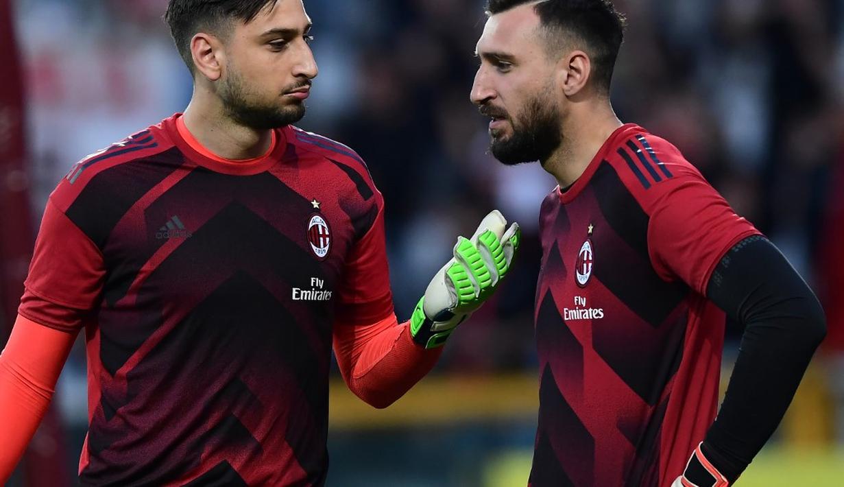 Sekelas kiper lapis ketiga, Antonio digaji sebesar satu juta uero per musim. Inilah yang menjadi alasan utama AC Milan segera melepas Antonio demi mengurangi pengeluaran klub tiap musim. (AFP/Miguel Medina)