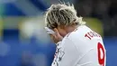Kekecewaan Fernando Torres ketika Liverpool dibekuk Portsmouth 0-2 dalam lanjutan Liga Premier di Fratton Park, 19 Desember 2009. AFP PHOTO/Glyn Kirk