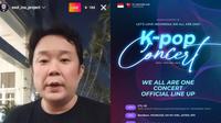 Jay Hyun Park alias Direktur Park, CEO PT. Coution Live Indonesia, promotor utama konser K-Pop We All Are One yang seharusnya digelar pada 11-12 November 2022 namun diundur hingga 2023 dan tak ada kejelasan. (Dok. via Instagram weallareone_official