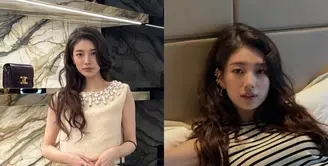 Kehadiran Bae Suzy di pembukaan gerai Celine, Singapura menuai atensi tersendiri. Bagaimana tidak? Mantan KPop Idol itu tampil menawan bak bidadari dengan damage maksimal [@skuukzky]