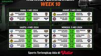 Jadwal Siaran Langsung IBL Tokopedia 2024 Week 10 di Vidio. (Sumber: dok. vidio.com)