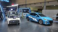 Toyota Pamer Kendaraan Elektrifikasi untuk Manjakan Pengunjung (Arief A/Liputan6.com)