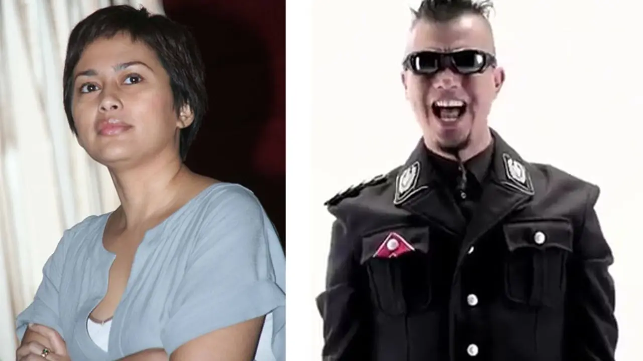 Sarah Sechan Sindir Ahmad Dhani yang Pakai Baju Nazi