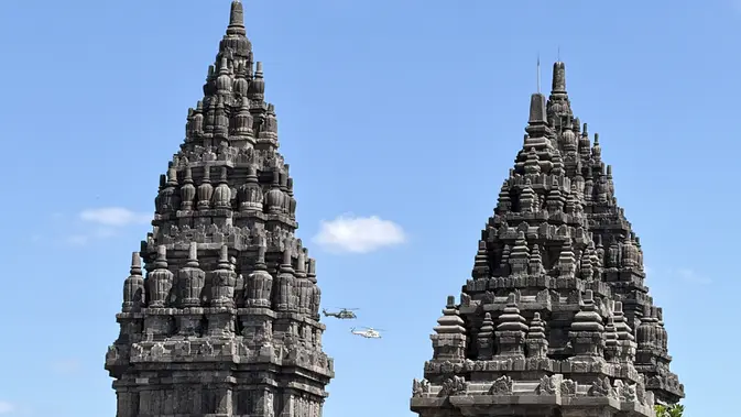 Momen Prabowo Ajak PM Modi Lihat Keindahan Prambanan dari Udara