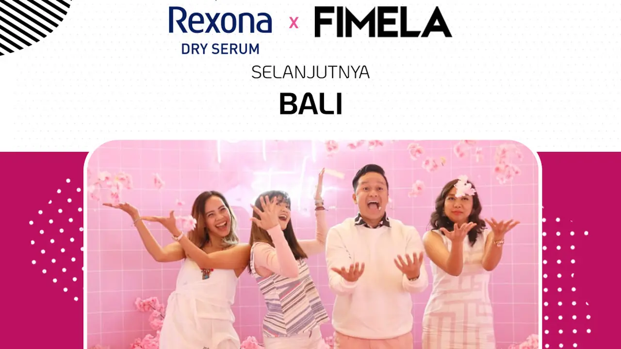 Rexona x Fimela Bakal Mampir ke Bali, Daftar Segera di Sini