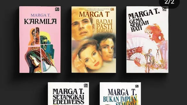 Novelis Marga T Meninggal Dunia di Usia 80 Tahun, Pencipta Kisah Karmila dan Badai Pasti Berlalu