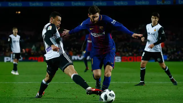 Barcelona Menang Tipis atas Valencia