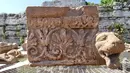 Para arkeolog menemukan tujuh kepala lembu yang ditemukan di sekitar altar sebuah kuil seolah-olah telah diletakkan di sana di atas tanah dalam suatu bentuk pemujaan. (Paestum Velia Archeological Park via AP)