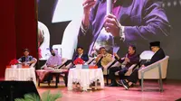 Talkshow Peningkatan Indeks Literasi Masyarakat (PILM) Jakarta, Selasa (30/8/2022), salah satunya membahasa keberhasilan Universitas Syah Kuala Aceh dalam memproduksi minyak dari daun Nilam. (Liputan6.com/ Ist)