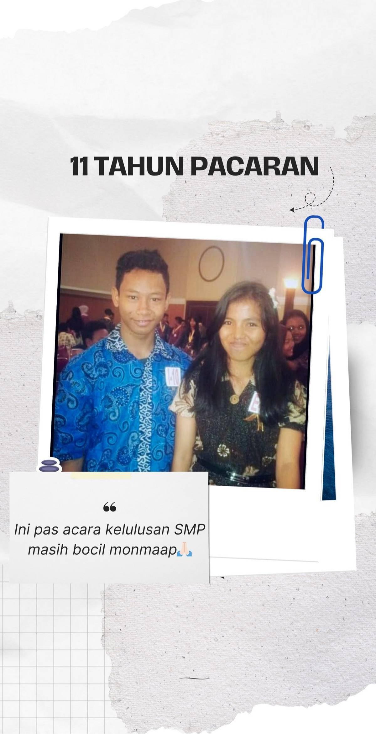 Berawal dari SMP, Wanita yang Bagikan Perjalanan Cintanya yang Sudah 11 Tahun Ini Curi Perhatian