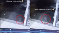 Tertangkap CCTV, Ini Video Viral Penampakan Diduga Tuyul di Depan Rumah (sumber: TikTok/angri.msglow)