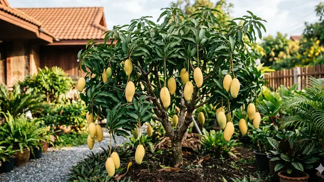 Jenis Pohon Mangga yang Tidak Tinggi (Foto: Gemini AI)