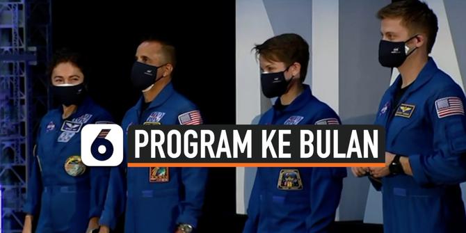 VIDEO: NASA Tunjuk 18 Astronot untuk Program ke Bulan pada 2024